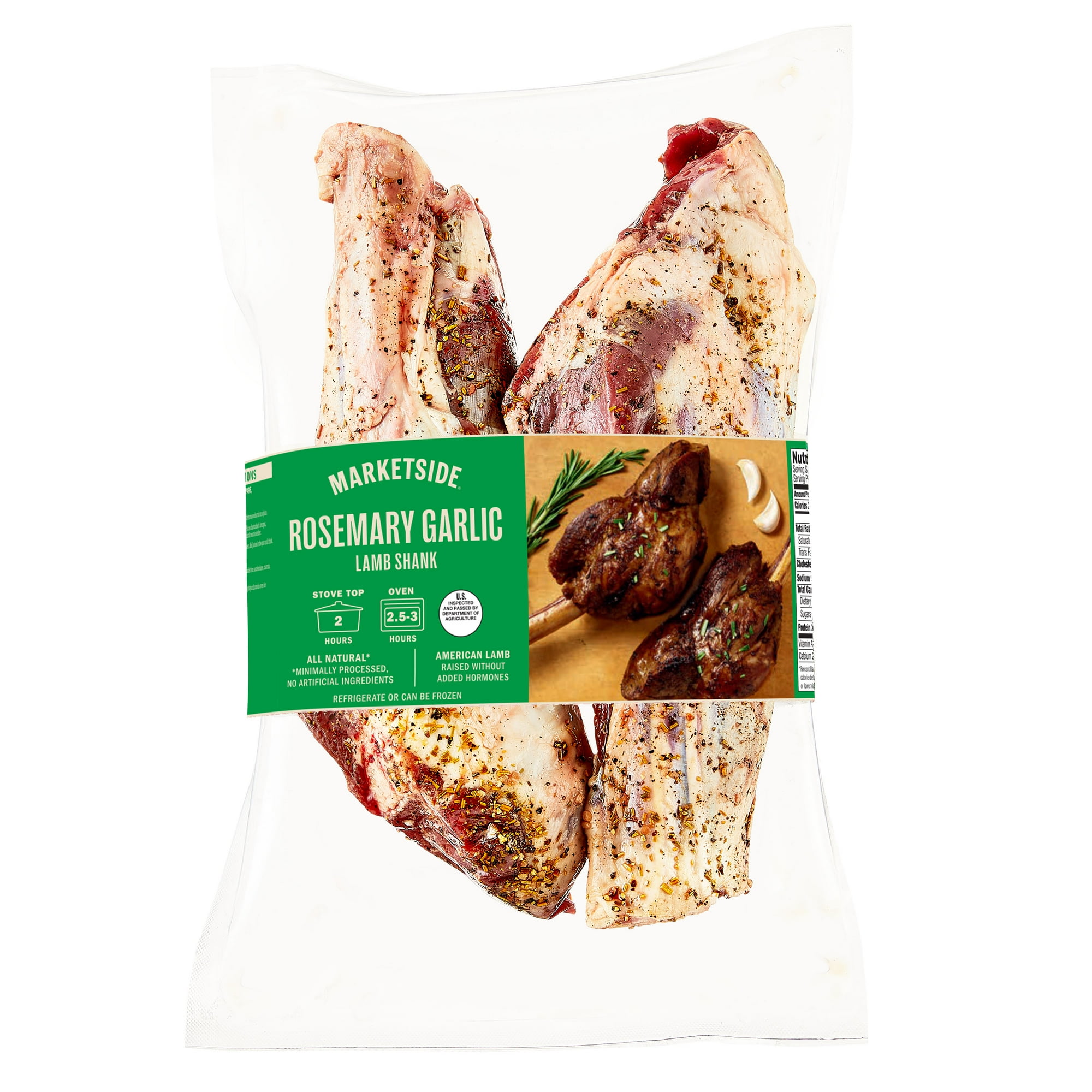 Marketside Lamb Shank, Rosemary Garlic, 2.94 - 4.00 lb