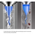 thumbnail image 5 of Válvula antirreflujo de drenaje, válvula unidireccional, sifón de drenaje de piso de fregadero de silicona ajustable para tuberías en inodoro, baño, cocina, 5 of 5