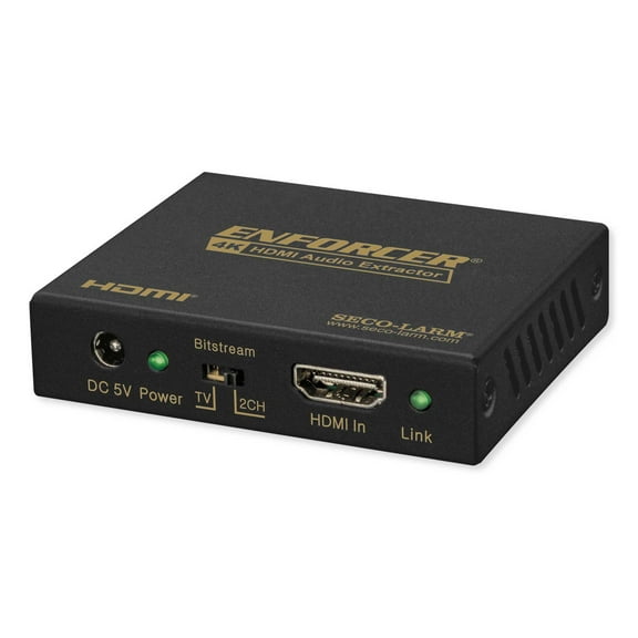 Seco-Larm MAP-A599-01Q Enforcer 4K HDMI Audio Extractor