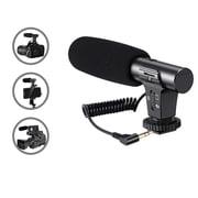 Tizuqe High Performances DSLR Shotguns Microphones 1/4Inch Mount For Documentary Interviews Videos