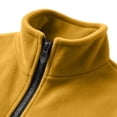 thumbnail image 5 of Zysthvn Casual Mens Sweatshirts Long Sleeve Winter Lightweight Pullover Sweatshirts for Men with Pockets Solid Loose Stand Collar Mens Tops, 5 of 7
