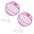 thumbnail image 1 of CRAFTHROU 2Ud Cesta Decorativa Rosa Para Material De Anidación De Pájaros En Exteriores, 1 of 8