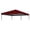 Wine, variant on 10x10 FT Replacement Gazebo Canopy Top Cover with Air Vent 118.9x118.9 Inches UV Resistant Waterproof Outdoor Sunshade Roof for Straight Leg Canopy Tent Patio Garden Pavilion Cover (Top Only)