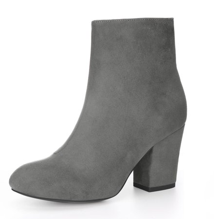 round toe heel booties