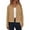 Khaki, variant on WXLWZYWL Open Front Cardigan Sweaters for Women Lightweight Button Down Long Sleeve Casual Cute Knitted Shirts with Pockets