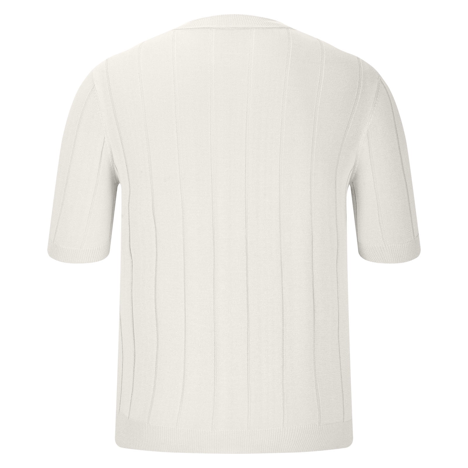 Leesechin Men's Summer Knit Shirts Round Neck Short Sleeve T