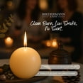 thumbnail image 4 of Biedermann & Sons Round-Shaped 4-Inch Diameter Ball Candles, Cream, Set of 6, 4 of 6