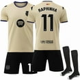 thumbnail image 1 of 2526 New Season Barcelona Away Soccer Uniform #11 Raphinha Children'S And Adults Copy Player Name Sports Jersey -16, 1 of 2