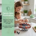 thumbnail image 5 of Fruit Vegetable Washing Machine, IPX7 Wireless Automatic Cleaner for Veggies Grains Meat, 5 of 7