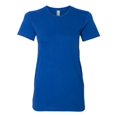 thumbnail image 1 of Tee-Shirt en Jersey Fin pour Femmes, P, Bleu Royal, 1 of 5