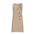thumbnail image 2 of Vestido de Verano para las Mujeres Ventilación de Impresión sin Mangas Vestido de Cuello Redondo, Playa Casual Y Ropa de Vacaciones, 2 of 5