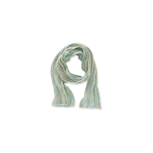 Aeropostale Abrigo de tejido trenzado de dos tonos para mujer, verde, clásico (57 a 59 pulg.)