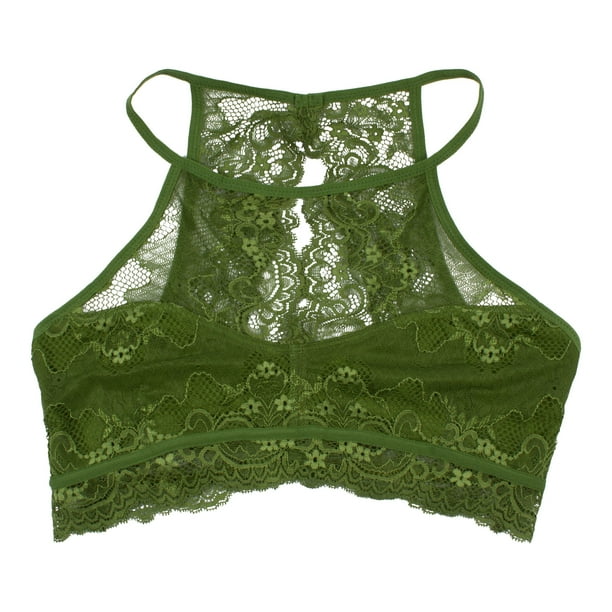 TOLD Clothing TOLD Clothing Women's High Neck Halter Lace Bralette