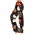 thumbnail image 2 of Zydvens Women Halloween Pajama Pants Wide Leg Lounge Wear with Pockets Soft Elastic Waist Drawstring Sleepwear Bottoms Spooky Pumpkin Ghost Sweet Print Costume Cosplay S-3XL, 2 of 7