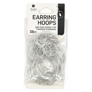 Hypoallergenic Silver Earring Hooks - 120 PCS/60 Pairs S925 Sterling Silver  Plated Ear Wires for Jewelry Making, Jewelry Findings Parts with 120 PCS