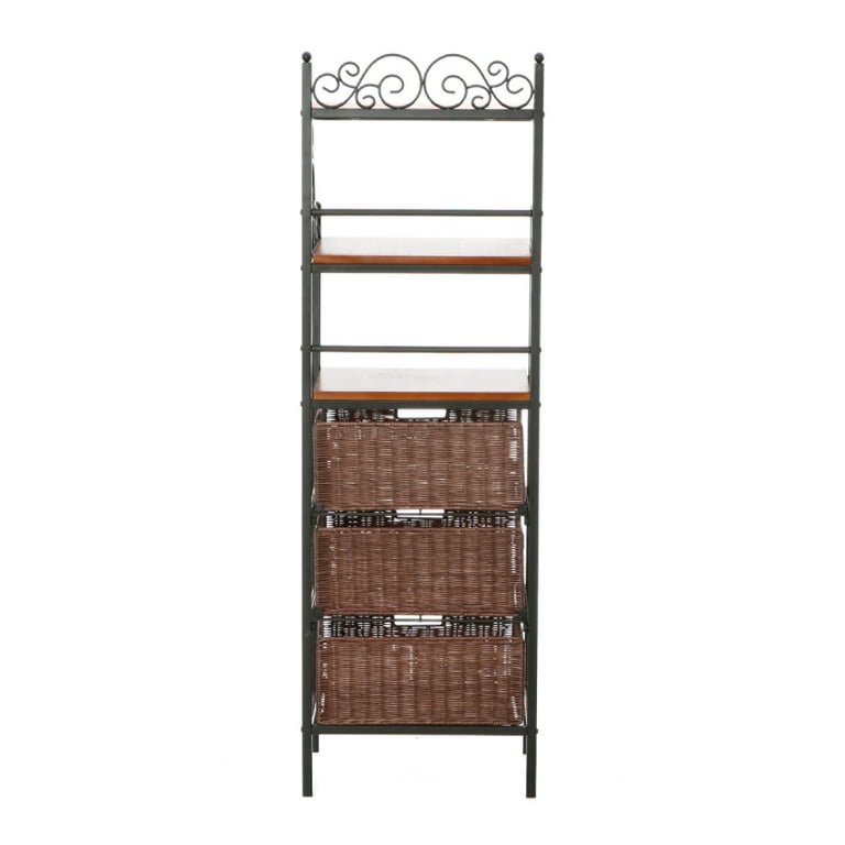 Celtic Bakers Rack with Baskets