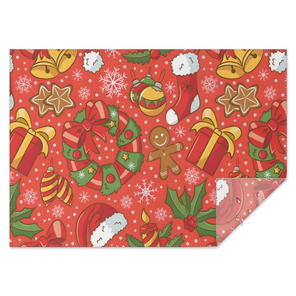 Merry Christmas Tablecloth Wrinkle Resistant Washable Tablecolths Table Covers Winter Snowflake Tablecloth for Christmas Birthday Wedding Graduation Rectangle,60x84inches