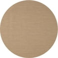 thumbnail image 1 of Ahgly Company Machine Washable Indoor Round Contemporary Sand Brown Area Rugs, 6' Round, 1 of 7