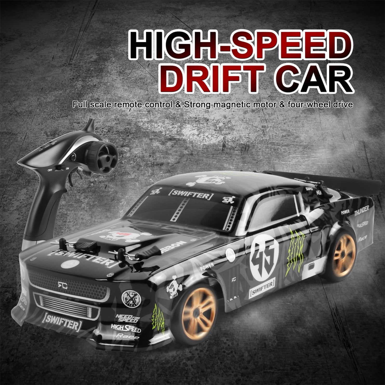 four-wheel drive drift racing high-speed racing