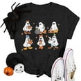 thumbnail image 4 of VILOVE Women Halloween Pumpkin T-Shirt Cute Ghost Graphic Shirt Spooky Season Tee Fall Graphic Short Sleeve Tee, 4 of 9