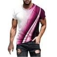 thumbnail image 2 of Mefallenssiah Hauts pour Hommes, Liquidation T-Shirt à Manches Courtes Imprimé Col Rond Mode Décontractée Manches Courtes, 2 of 5