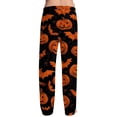 thumbnail image 5 of Satingcolo Mens Pajama Pants Soft Lightweight Men's Pajama Bottoms Sleep Lounge Pants For Men With Halloween Printed, 5 of 7