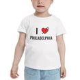 thumbnail image 2 of I Love Philadelphias Funny Toddler T-Shirts for Boys Girls (White, 2T), 2 of 5