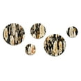 thumbnail image 3 of Designart "Elegance In A Timeless Beige Rose Bouquet" Floral Round Wall Art Set Of 5 - Beige Cottage Office Room Wall Art Set, 3 of 6