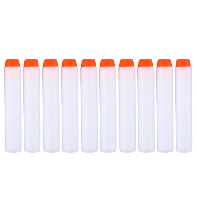 Balas de pistola de juguete suave, bala de dardos de espuma con orificio de aire de cabeza redonda para n-strike Blasters Ndcxsfigh libre de BPA