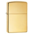 thumbnail image 3 of Zippo Vintage High Polish Brass Pocket Lighter with Slashes Pocket Lighter, 3 of 12