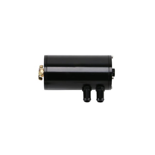 Lata De Captura De Aceite Universal Negro Cnc Alto Rendimiento Pulido Duradero Tanque De Depósito De Combustible Bote De Gas Residual Para Coche Automóvil Vehículo Monstrate VI007085-00