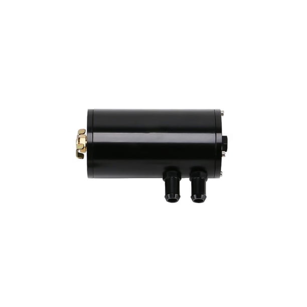 Speravity Lata de captura de aceite Universal negro CNC alto rendimiento pulido duradero tanque de depósito de combustible bote de residual para coche Vehículos, repuestos y accesorios Mis Speravity VI007085-00