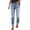 Red, variant on iHPH7 Straight Jeans for Women, Petite Jeans for Women, Ripped Jean Shorts, Mid Rise Jeans for Women, Frayed Hem Jeans for Women, Blue L