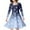 Sky Blue, variant on Girl Christmas Dress Crew Neck Long Sleeve Dress Winter Outfits Baby Christmas Outfit Party Dress for Girls 6-7 Years
