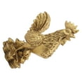 thumbnail image 4 of Coq en Laiton Pur Symbole de Chance Richesse Décoration Feng Shui Maison Bureau, 4 of 7