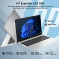 thumbnail image 2 of HP 255 G10 Professional-Grade Business Laptop, 15.6" FHD IPS Display, AMD Ryzen 5 7530U (Up to 4.5 GHz), Windows 11 Pro, 32GB RAM, 1TB SSD, Webcam, HDMI, Wi-Fi 6, Dark Gray, 2 of 5