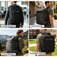 thumbnail image 5 of Smicure Travel carry on Backpack Laptop Business 18.5 Inch Business Slim Sturdy College School Computer Bag.Black, 5 of 8