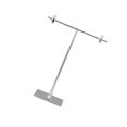 thumbnail image 1 of facefd Adjustable Poster Stand T Shaped Poster Stand Adjustable Poster Board with Clip Store Counter, 1 of 9