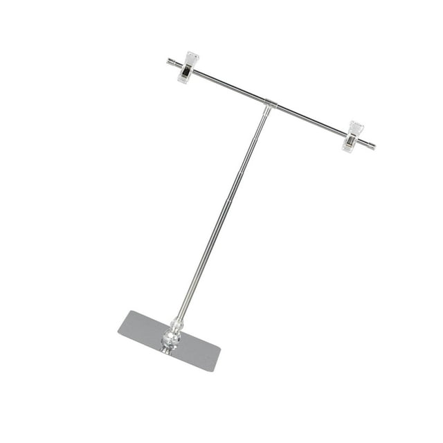 facefd Adjustable Poster Stand T Shaped Poster Stand Adjustable Poster Board with Clip Store Counter