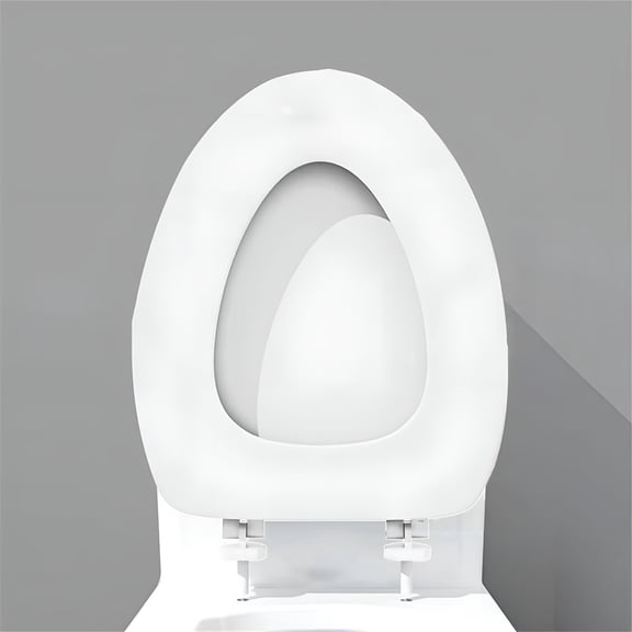 HIBIBUD 2026 New Cushion,Soft Toilet Seat Oval Toilet Seat Soft Elongated Vinyl Toilet Seat Soft Vinyl with Comfort Foam Cushioning Fits All Standard Size Fixtures Easy to Install
