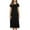 Black, variant on Bigersell Work Dresses for Women Casual Fashion Solid Short Sleeve Round Neck Pleated Slim Ladies Vintage A-Line Dress Dresses Regular Midi Dresses, Style 10265, Beige M