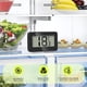 thumbnail image 5 of Termómetro para Refrigerador, Paquete de 2, Termómetro Digital para Refrigerador y Congelador, Termómetro de Cocina para Interiores, Resistente Al Agua, Pantalla LCD Grande, 5 of 5