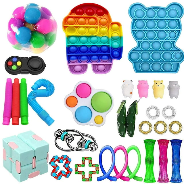 Juguete sensorial Push Bubble Fidget para aliviar el estrés del autismo