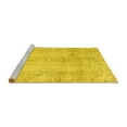 thumbnail image 2 of Ahgly Company Machine Washable Indoor Rectangle Persian Yellow Traditional Area Rugs, 7' x 9', 2 of 4