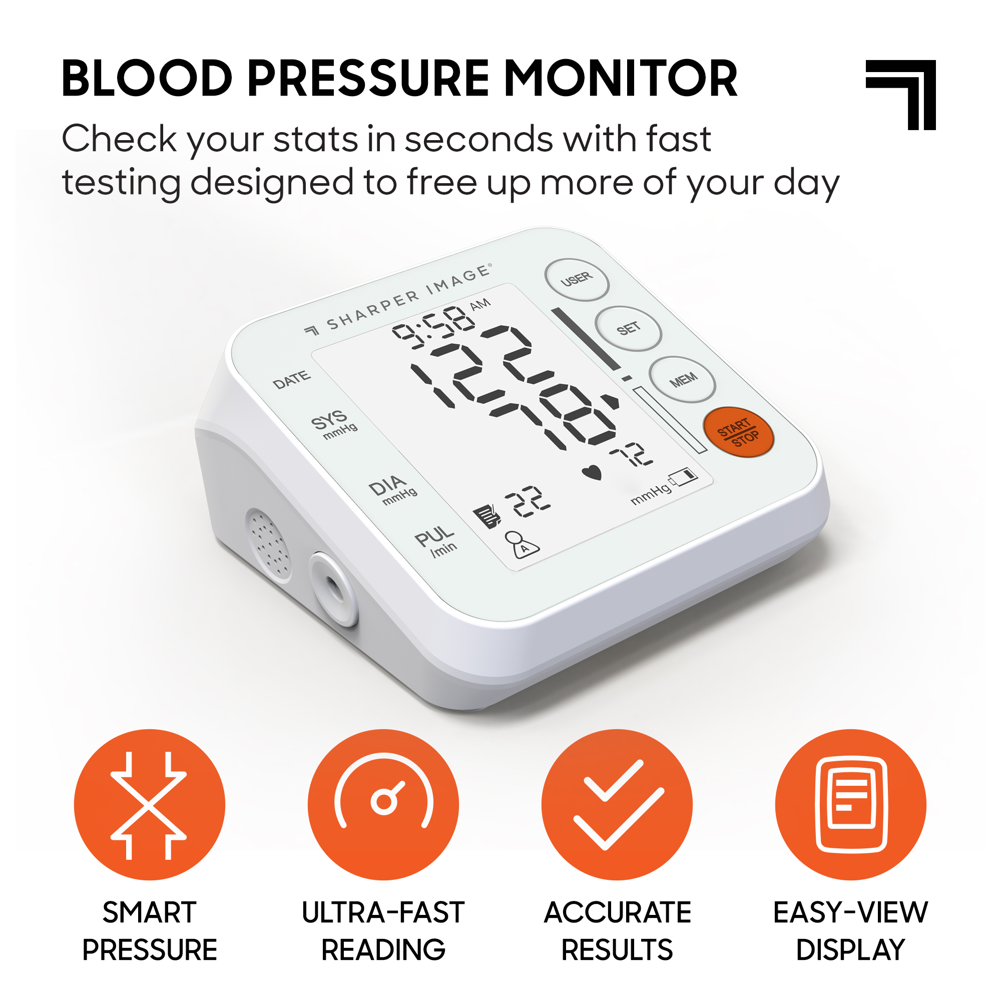 Sharper Image Health Kit 3-Piece Monitor Set photo 4
