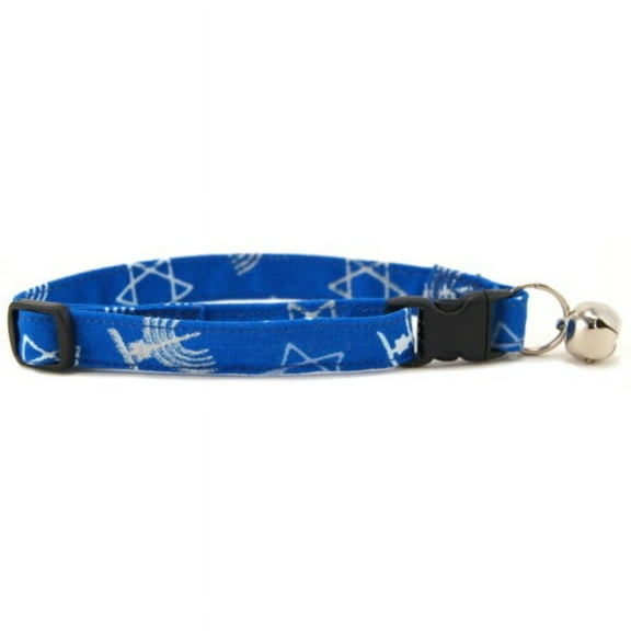 Hanukkah Outline Cat Collar