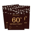 thumbnail image 1 of Darling Souvenir Brown Birthday Invitation Card Printable Elegant Fill or Write In Blank Party Invites 28 Pcs 5 x 7 Inches, 1 of 5