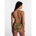 thumbnail image 3 of Kacey Lee Women's and Women's Plus Underwire One Piece Swimsuit with Seaming, Sizes XS-3X, 3 of 5