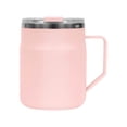 thumbnail image 2 of Taza con doble pared y tapa giratoria rosa 11.6 x 11.8 x 9.2, 2 of 2