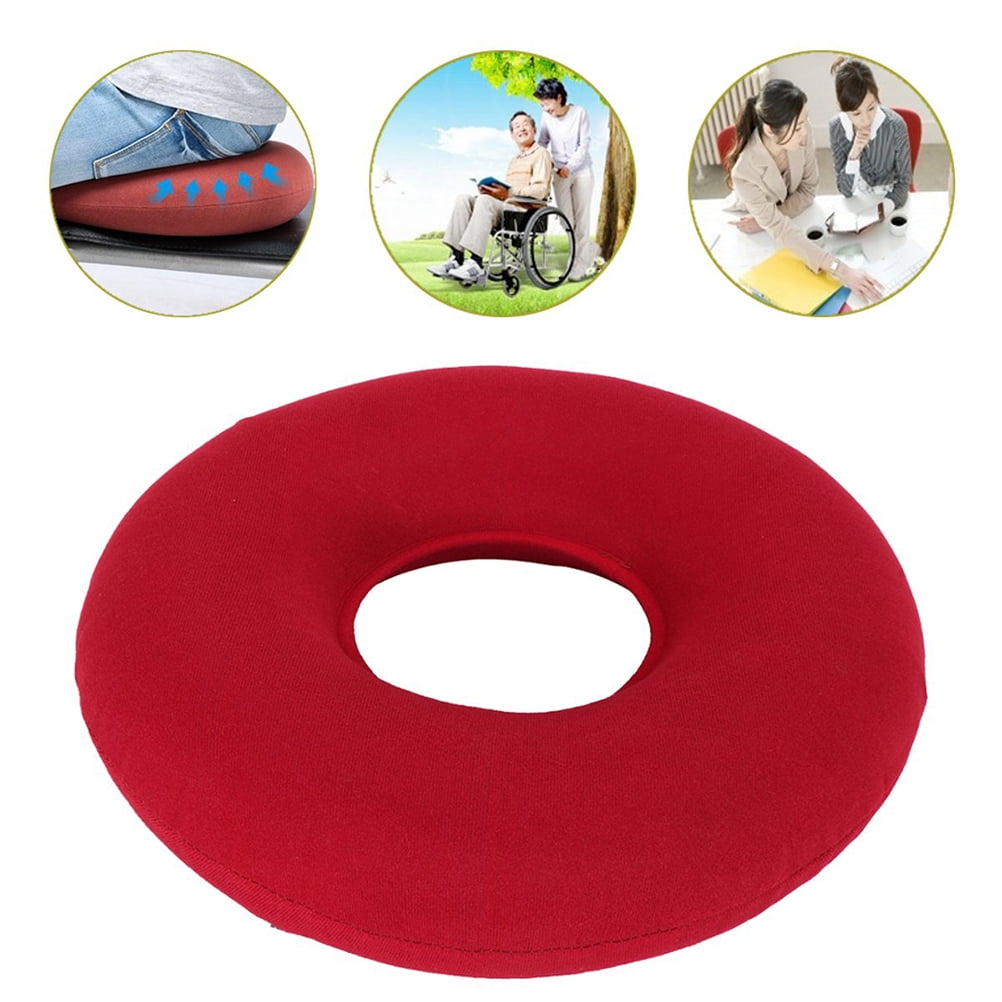 Shineyid Coussin De Siège En Forme De Donut, Coussin Gonflable Avec Pompe, Coussin De Siège Hémorroïde